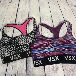 set of 2 VS unlined sports bras